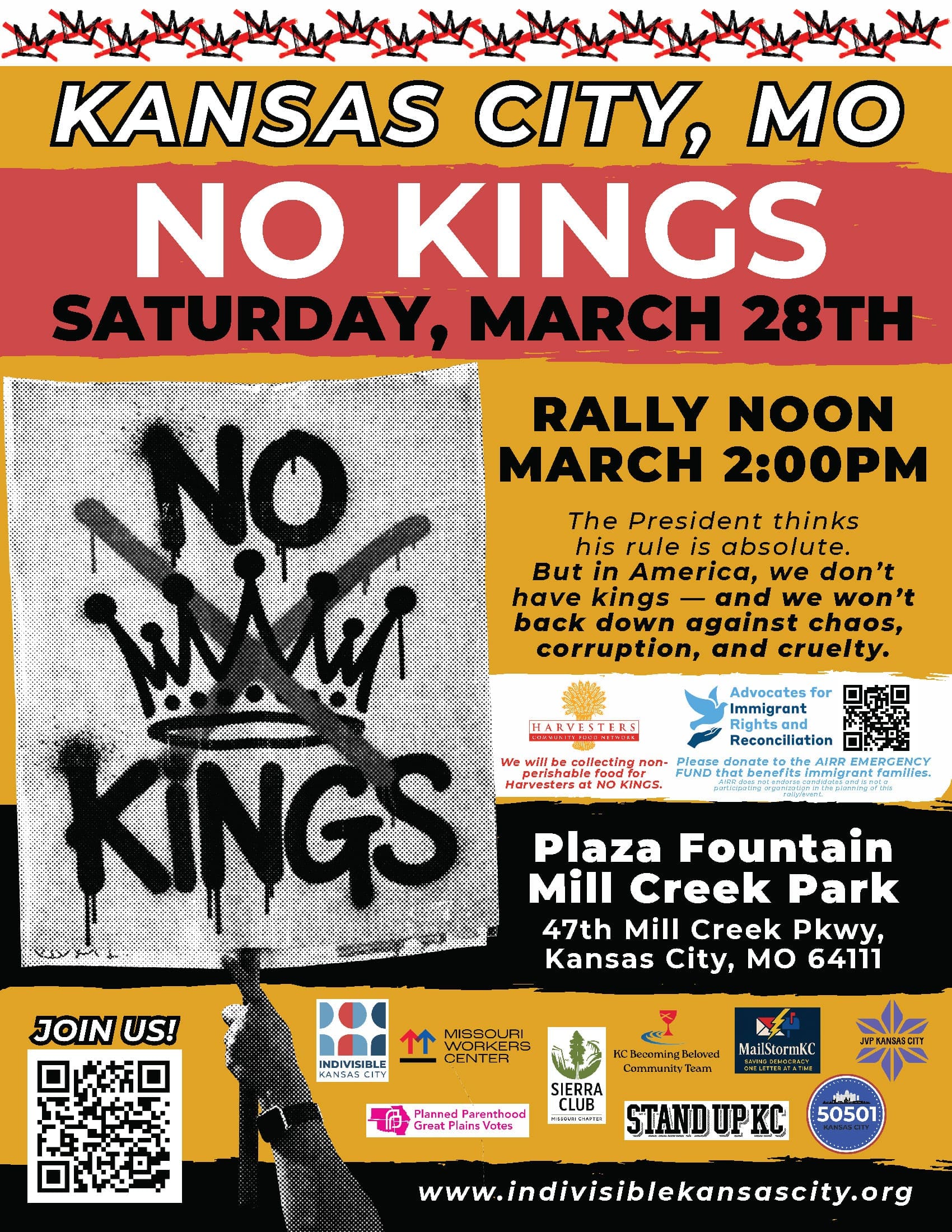 No Kings Kansas City Flyer